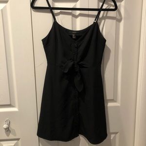 Forever 21 sleeveless black mini dress